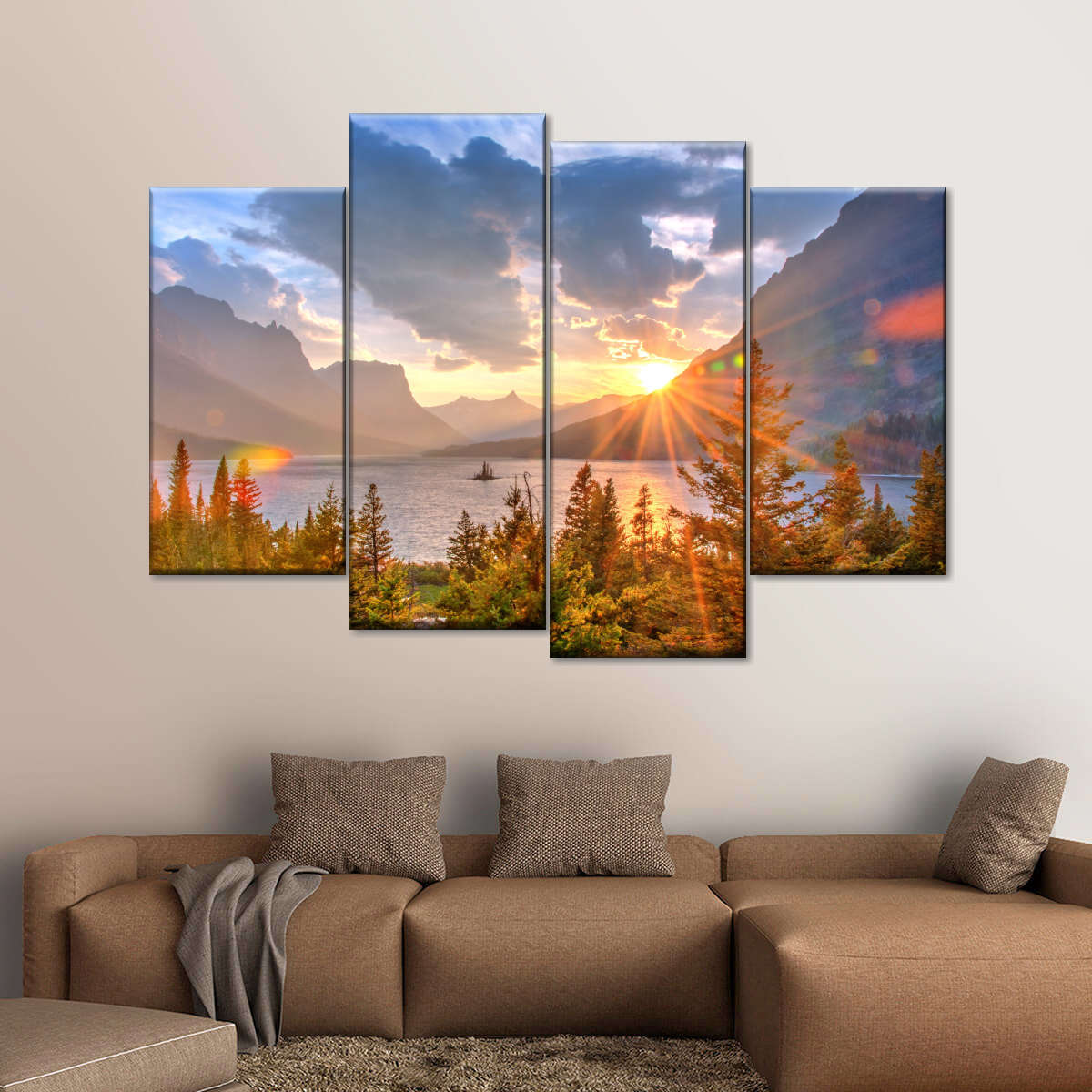 Montana Saint Mary Lake Wall Art