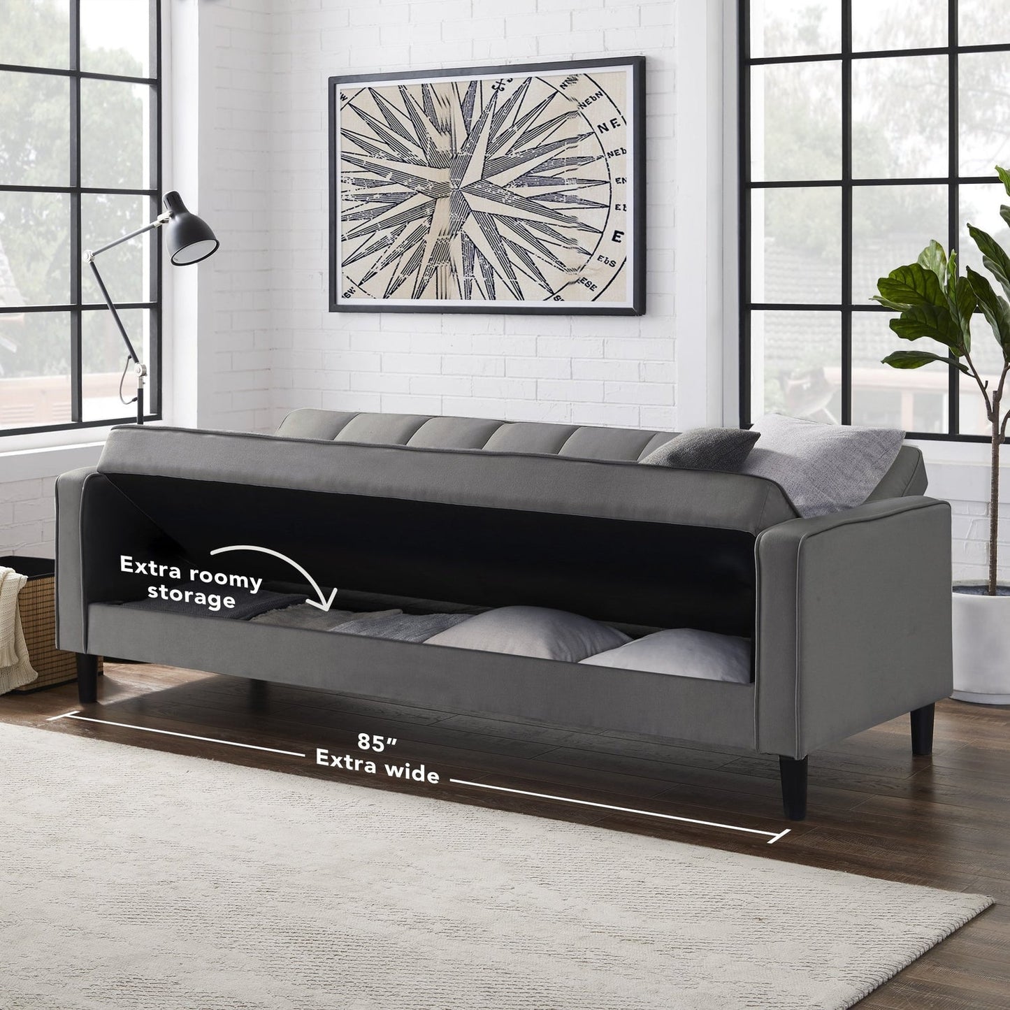 James Convertible Sofa Bed