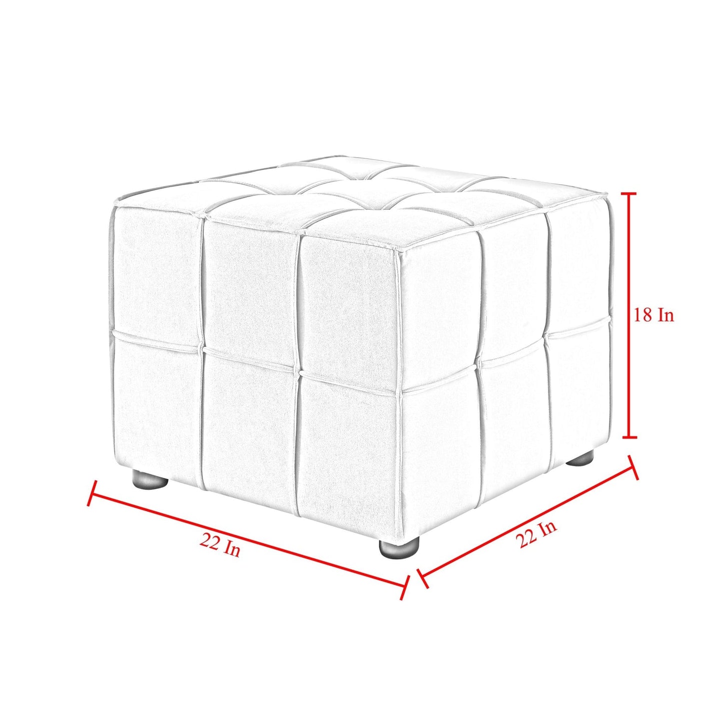 Alethea Cube Ottoman