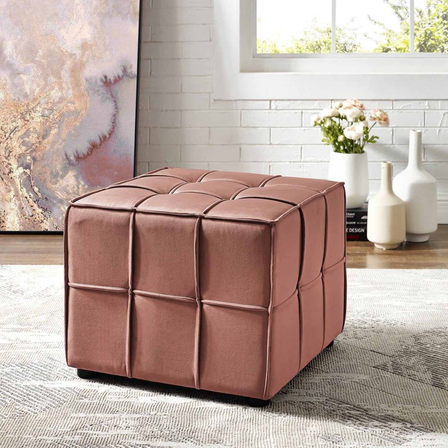 Alethea Cube Ottoman