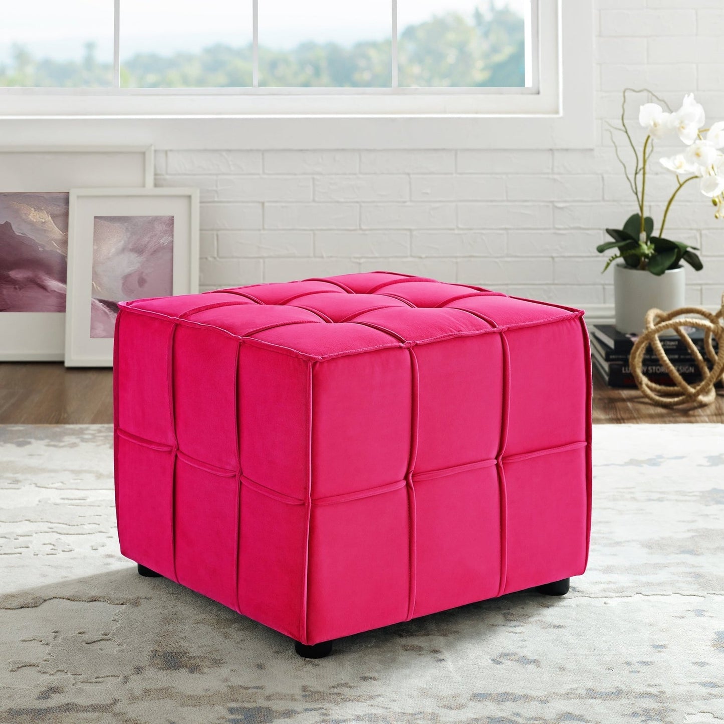 Alethea Cube Ottoman