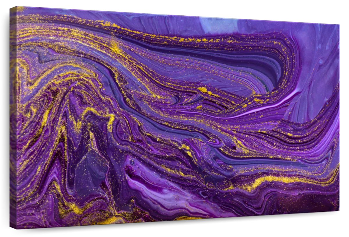 Purple Abstract Wall Art