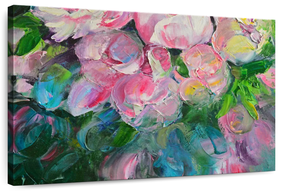 Abstract Peonies Wall Art