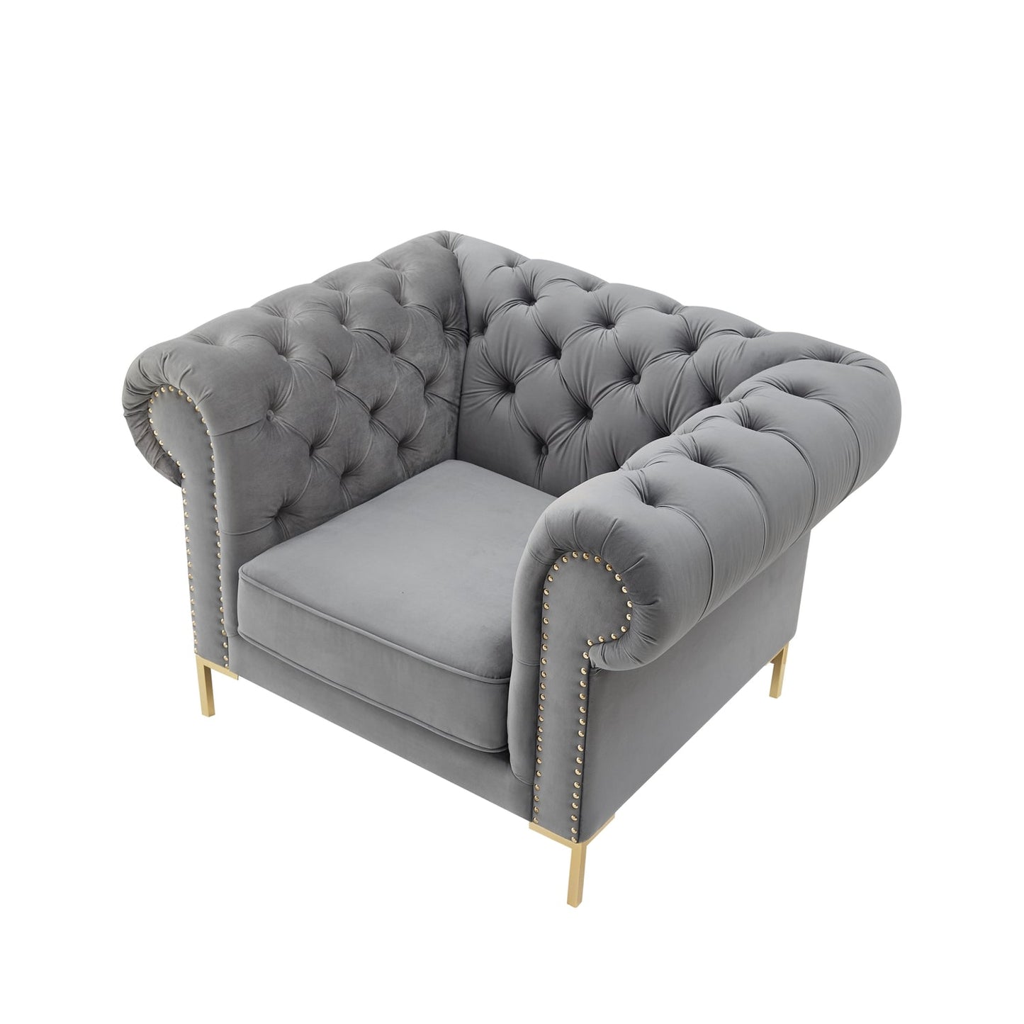 Carolyn Button Tufted Club Chair