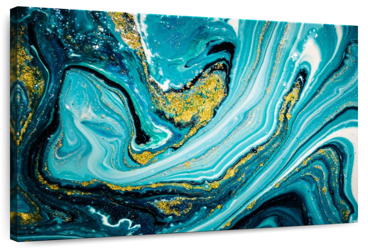 Dynamic Abstract Marble Wall Art