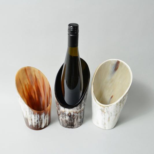 Nestled Horn Wine Holder