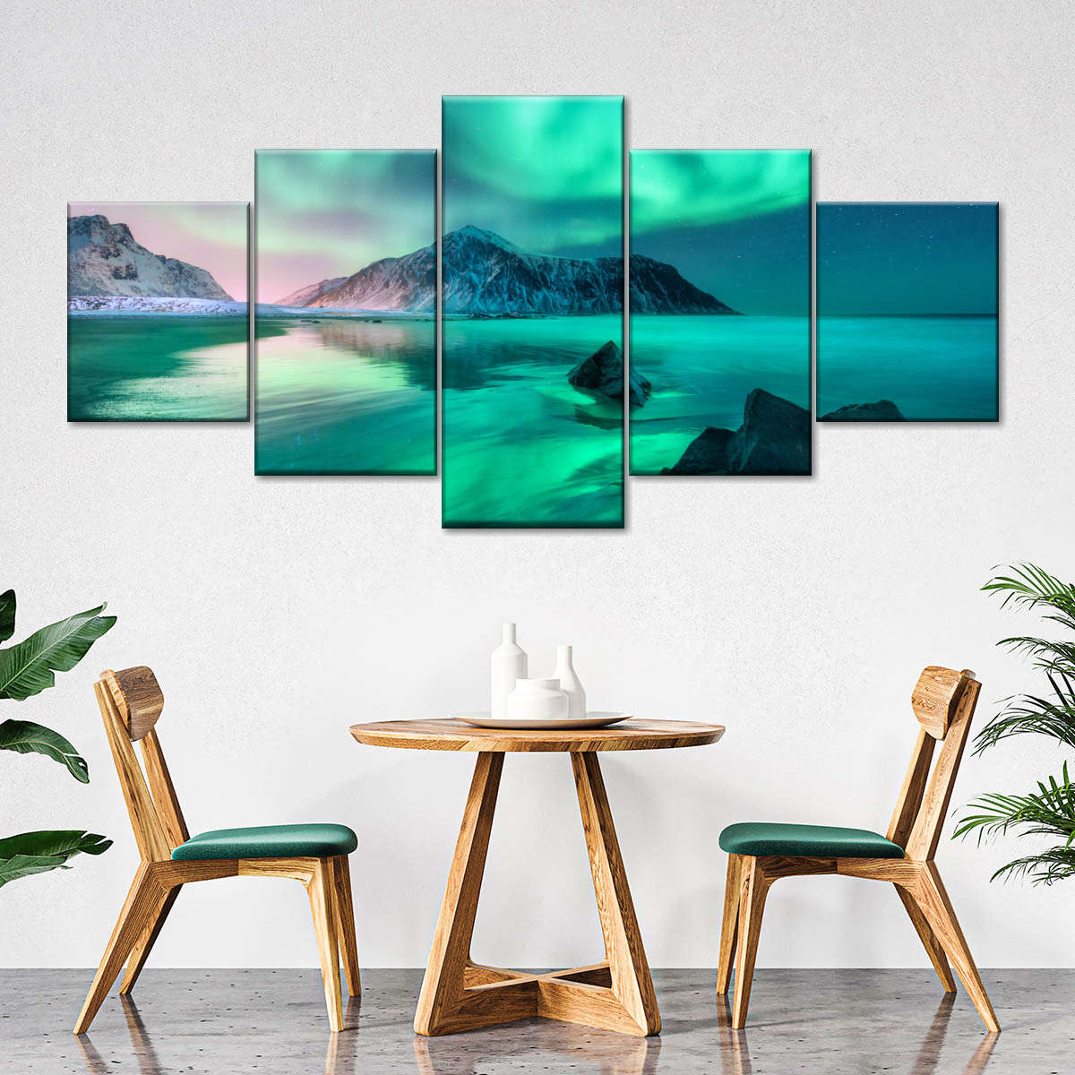 Lofoten Islands Aurora Wall Art