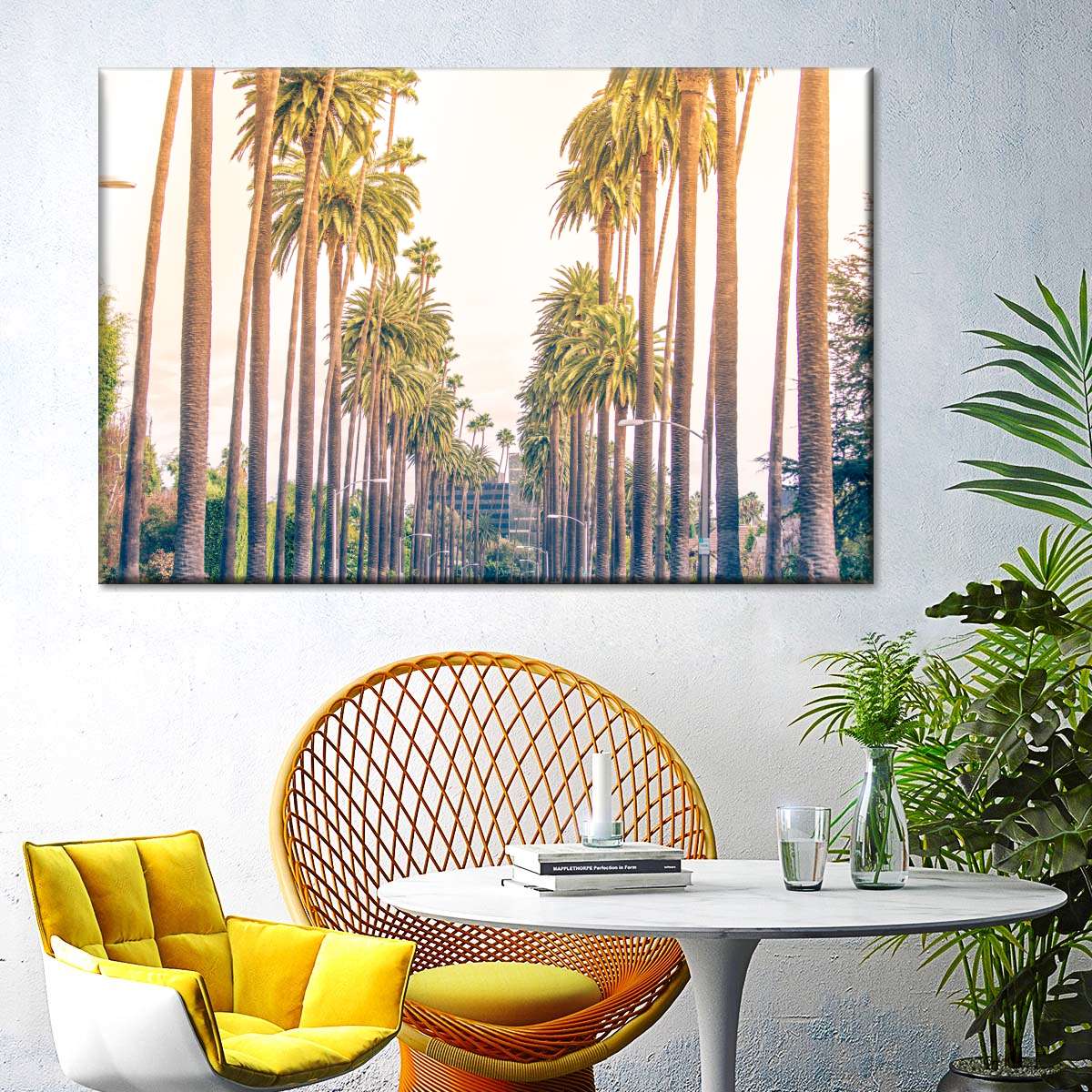 Palm Trees In Los Angeles Wall Art