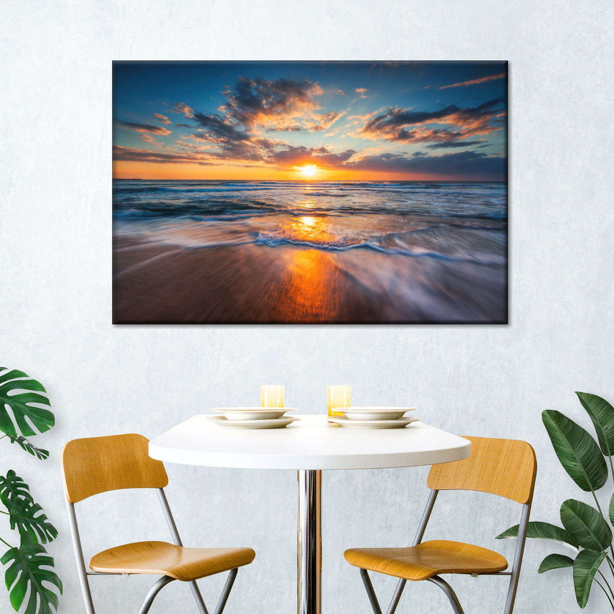 Summer Ocean Sunrise Wall Art