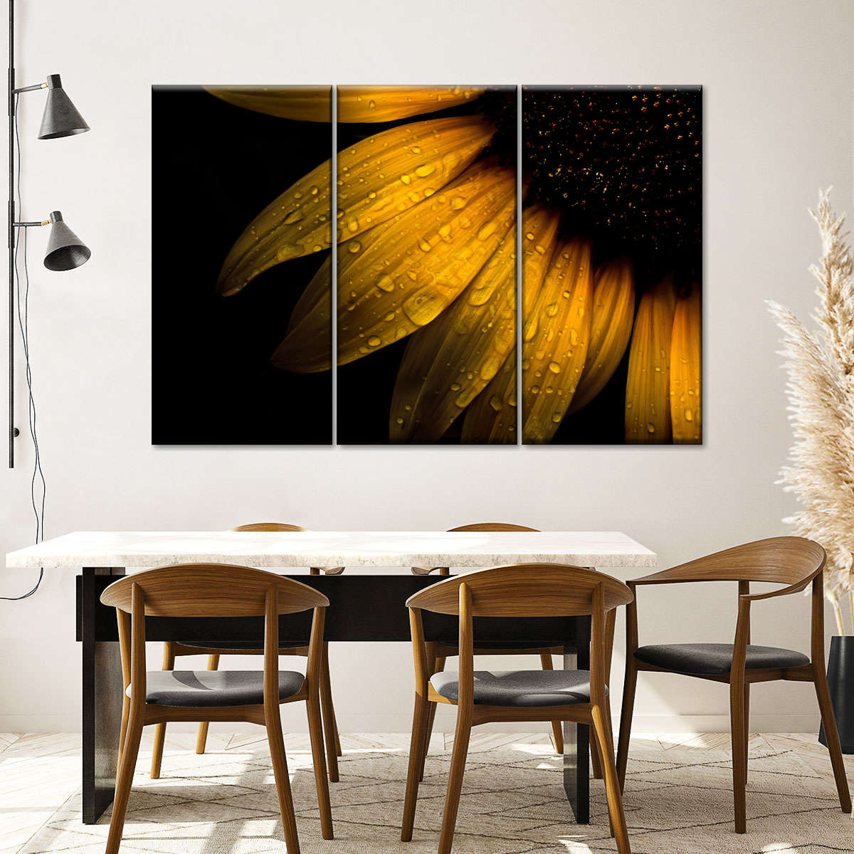 Sunflower Water Wall Art