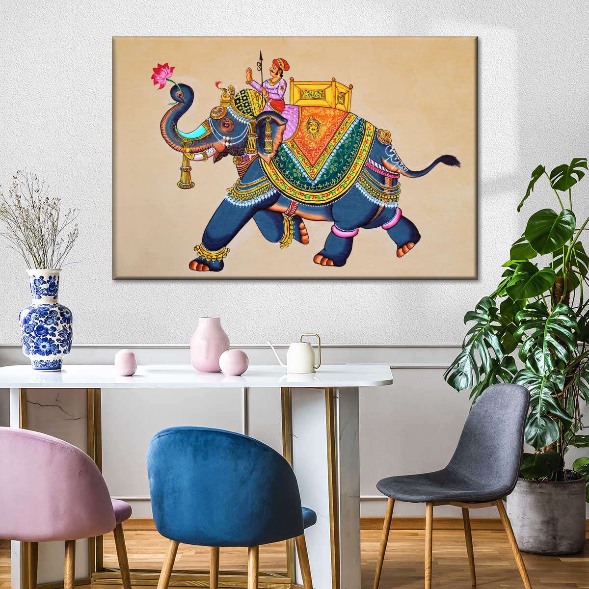 Rajasthani Elephant Wall Art