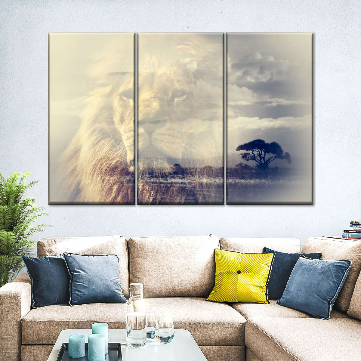 Kingdom Of Lions Wall Art