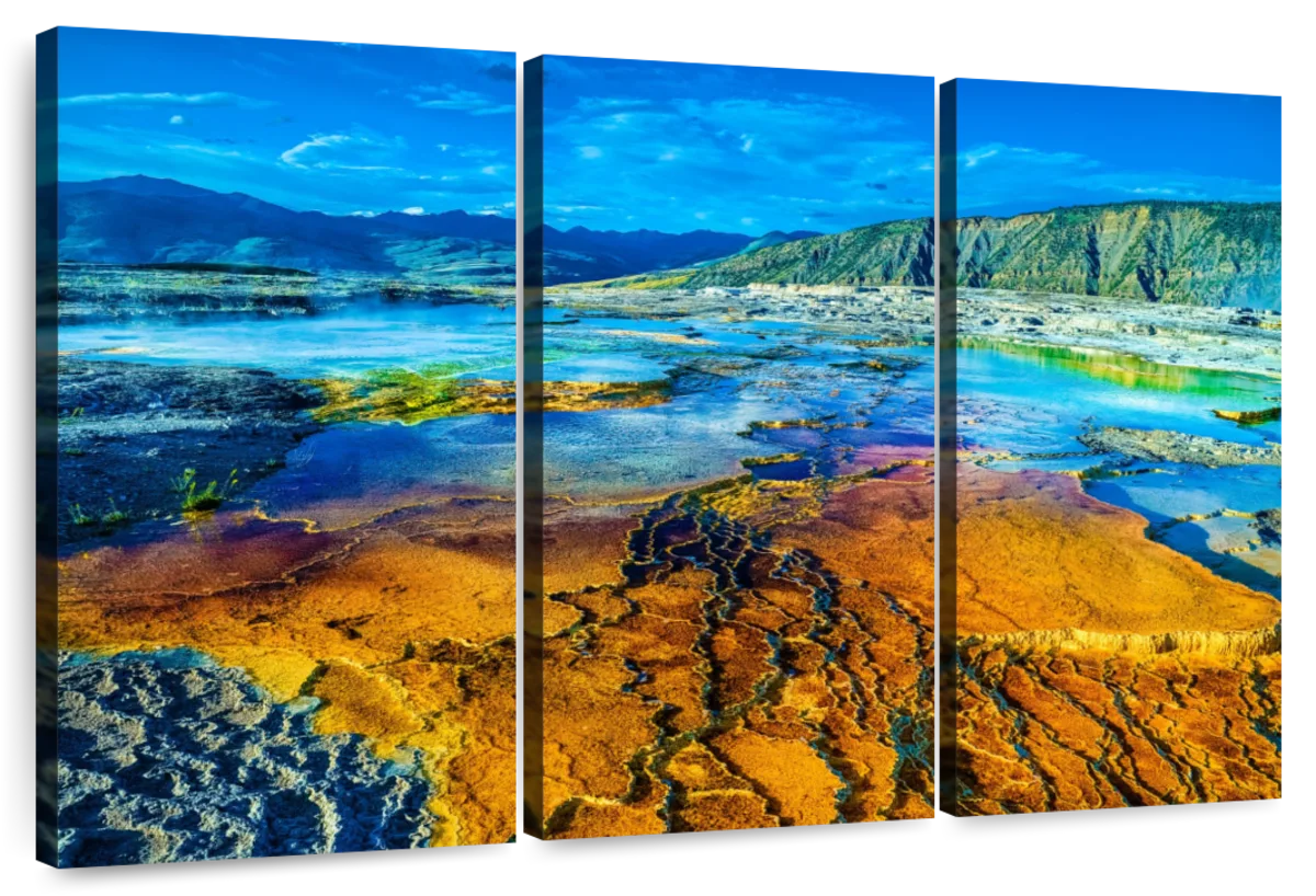 Yellowstone Mammoth Hot Springs Wall Art