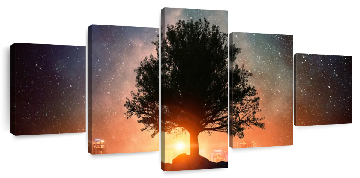 Starry Tree Wall Art