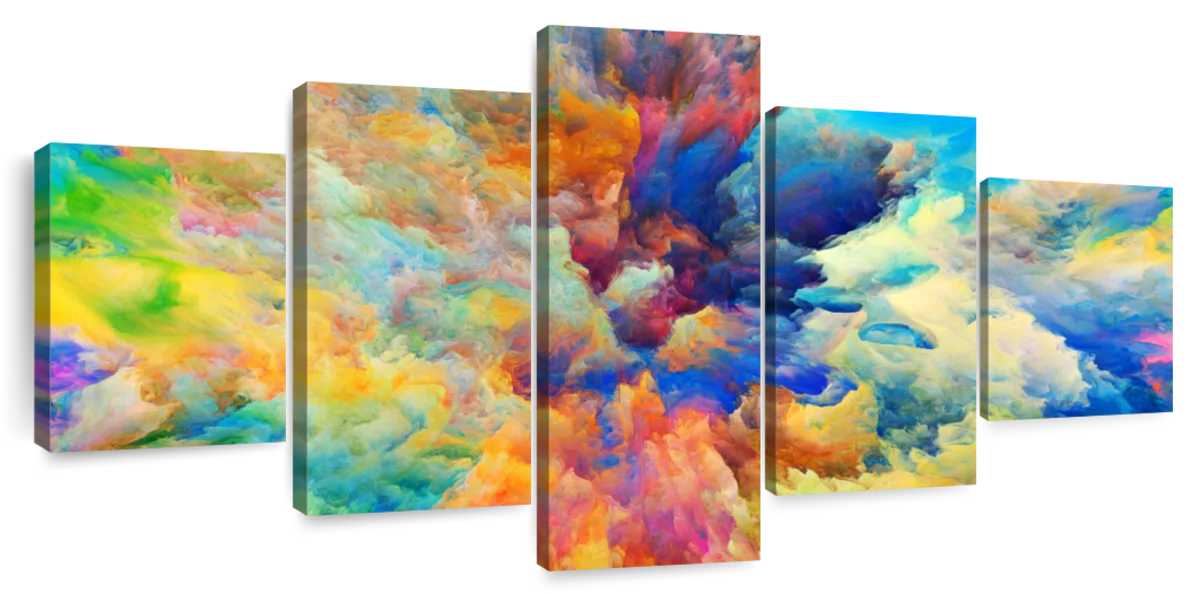 Abstract Clouds Wall Art