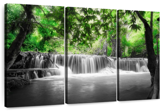 Pop Tropical Waterfall Wall Art