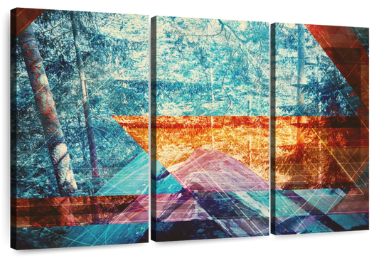 Psychedelic Forest Wall Art