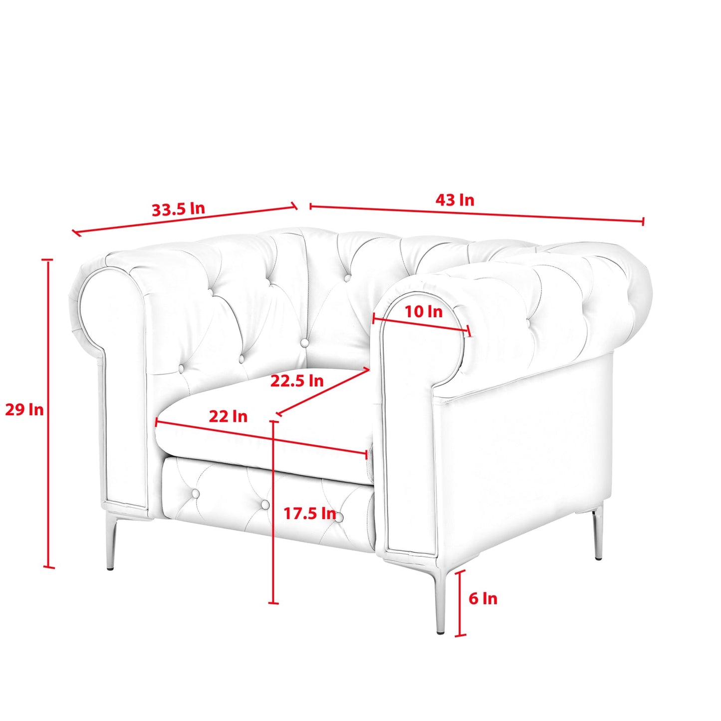 Lisa Chesterfield Club Chair