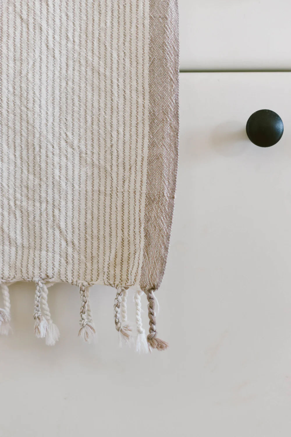 Ivory Caramel Tribeca Towel