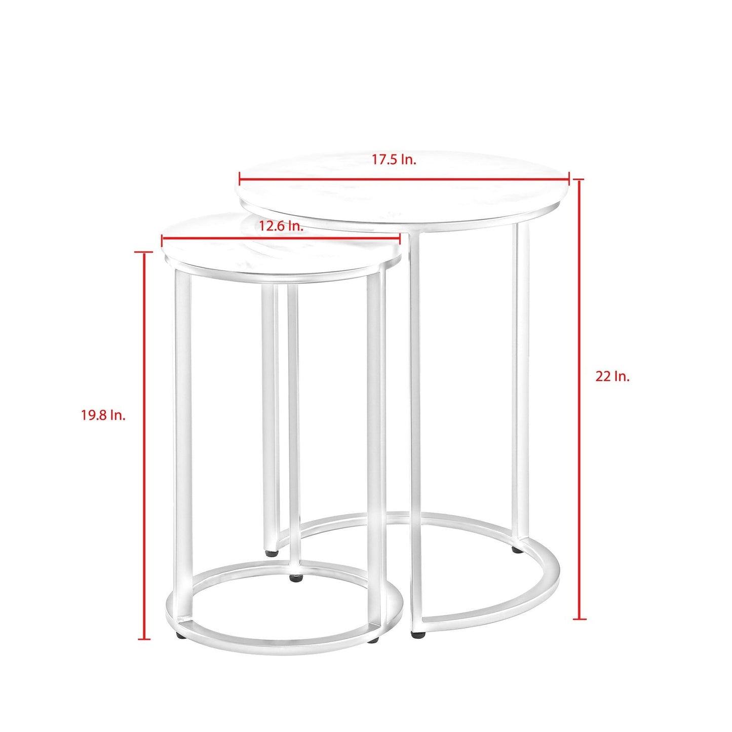 Irene Nesting End Table (Set of 2)