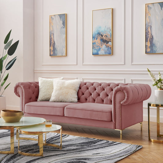 Carolyn Button Tufted Sofa