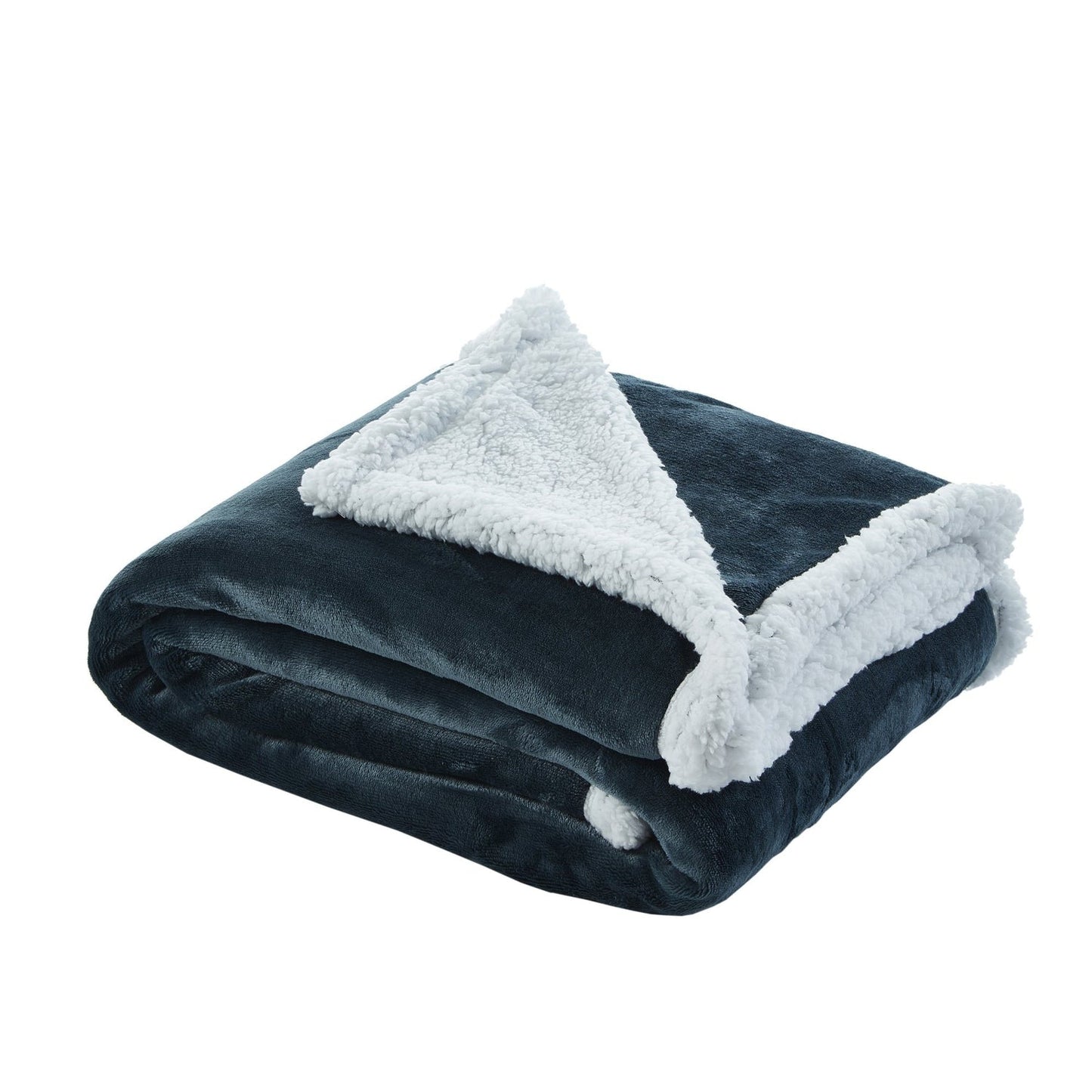 Zakary Flannel Reversible Sherpa Throw