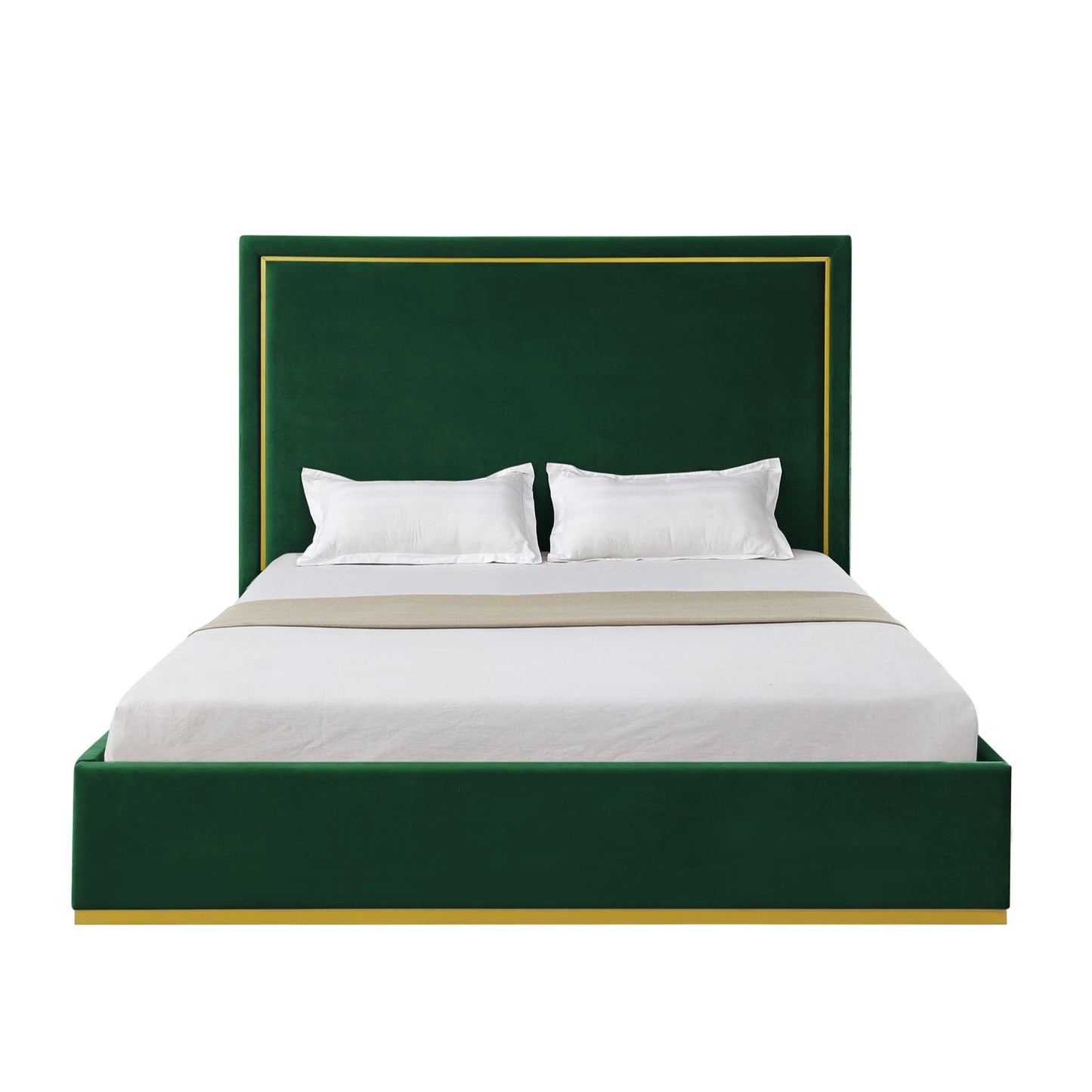 Addalyn Velvet Platform Bed