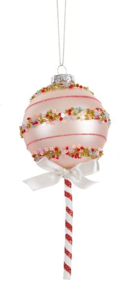 Cake Pop Ornaments - Pink