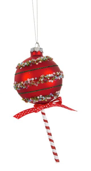 Cake Pop Ornaments  - Red