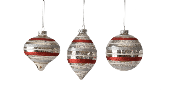 Striped Ball Ornaments