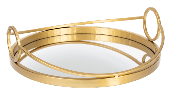 Gold Mirrored Tray (2 pc. set)