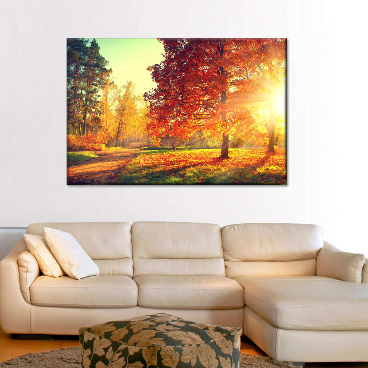 Autumn Sunset Wall Art