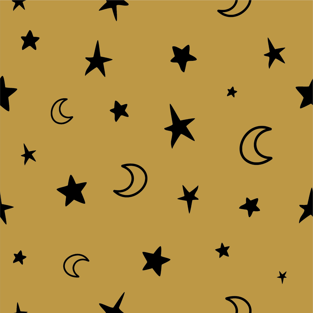 Gold and Black Stars Wallpaper