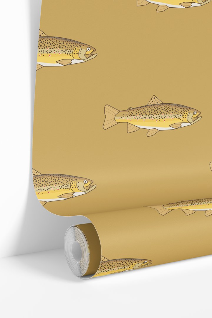 Gold Trout Wallpaper