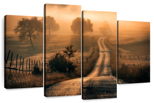 Field Of Fog Wall Art