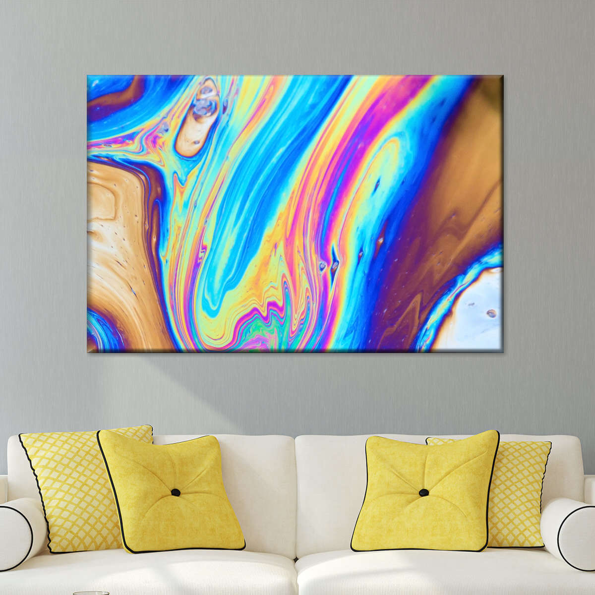 Oil And Water Abstract Wall Art