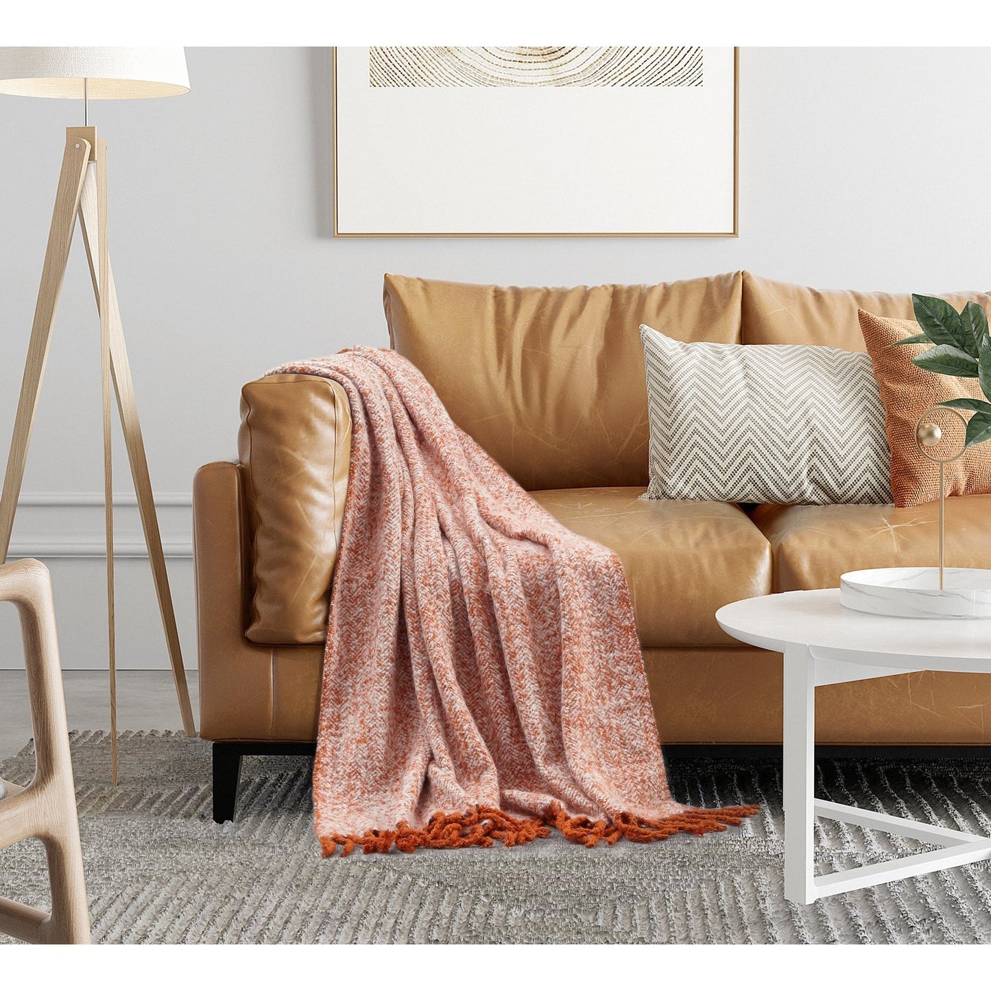 Samara Faux Mohair Throw