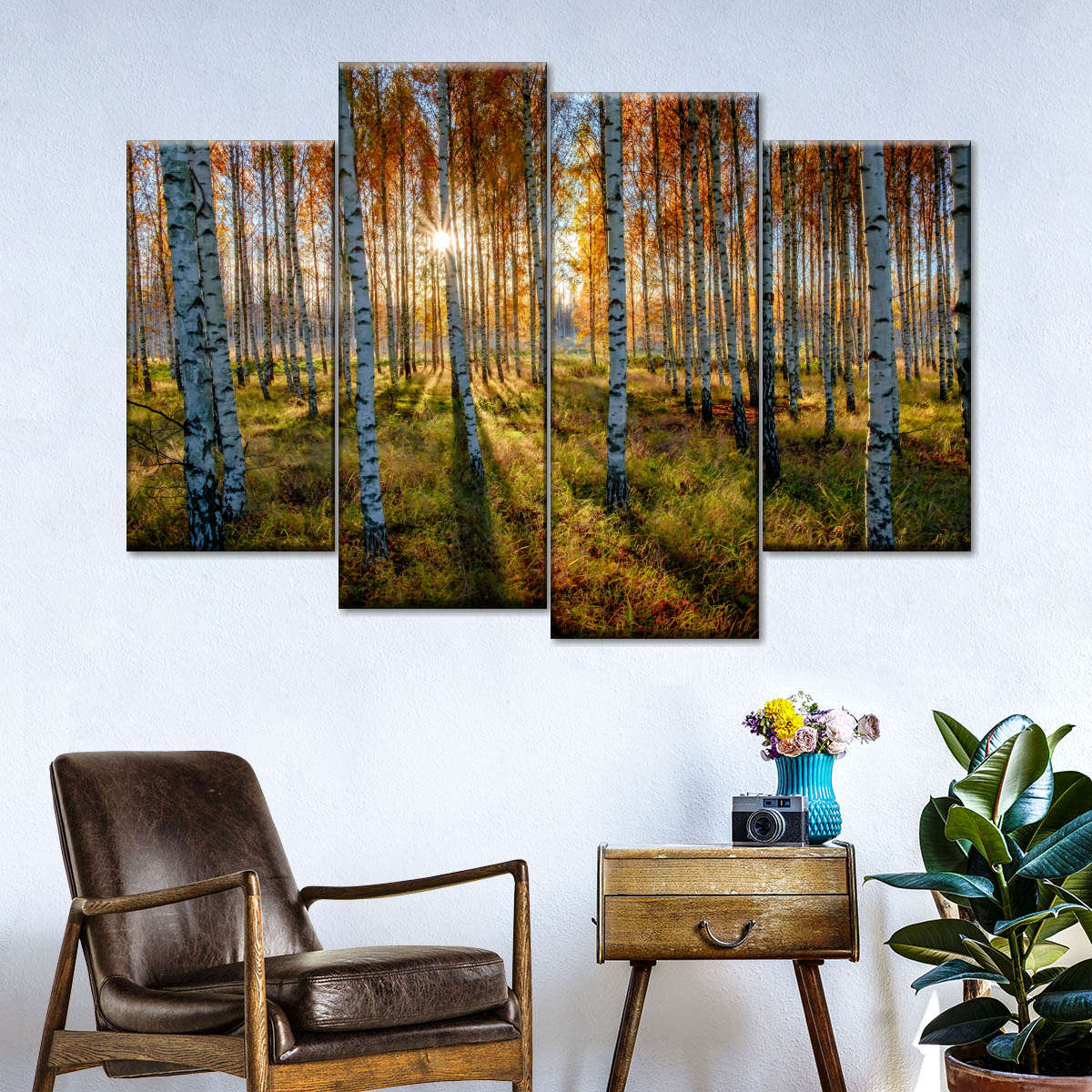 Swedish Birch Forest Wall Art