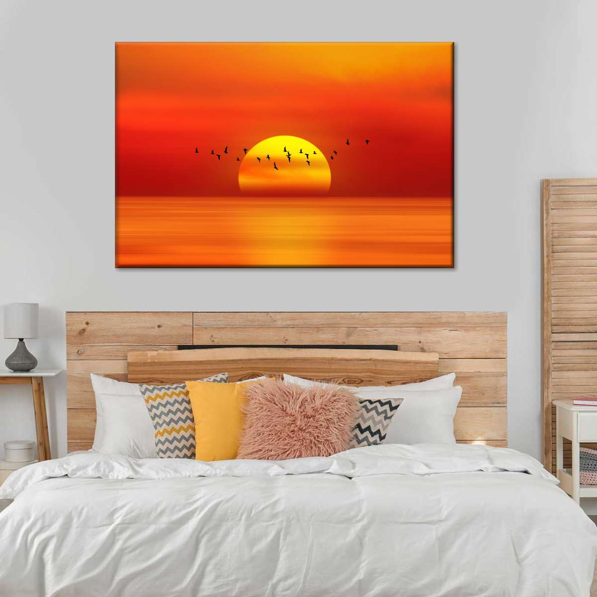 Calm Beach Sunrise Wall Art