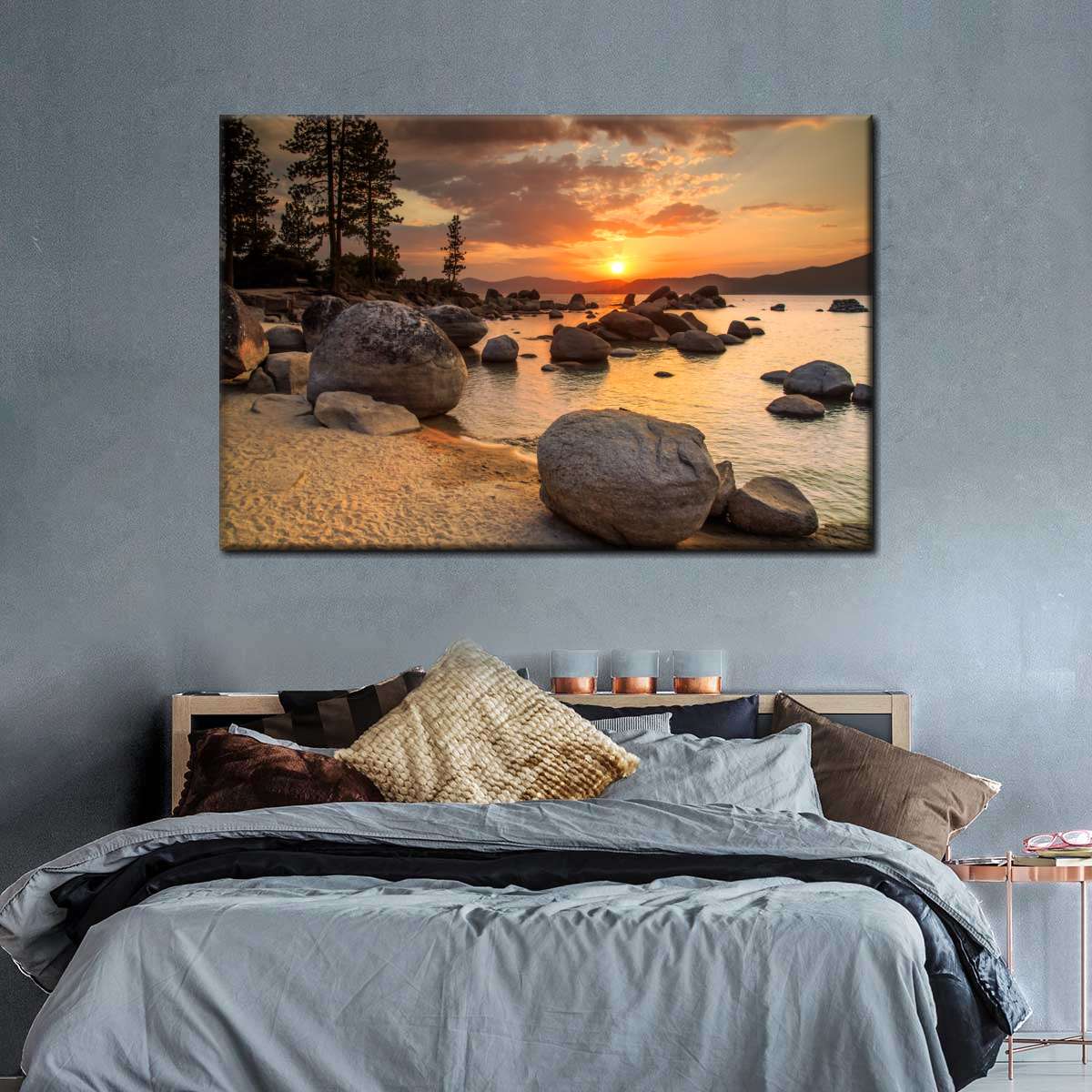 Lake Tahoe Twilight Wall Art