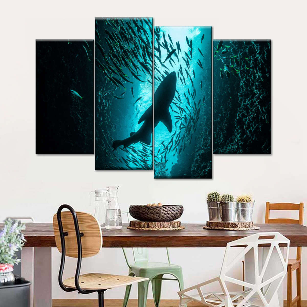 Shark Depth Wall Art