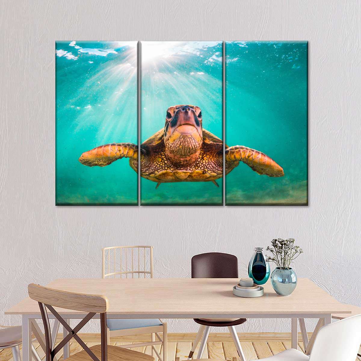 Maui Green Turtle Wall Art