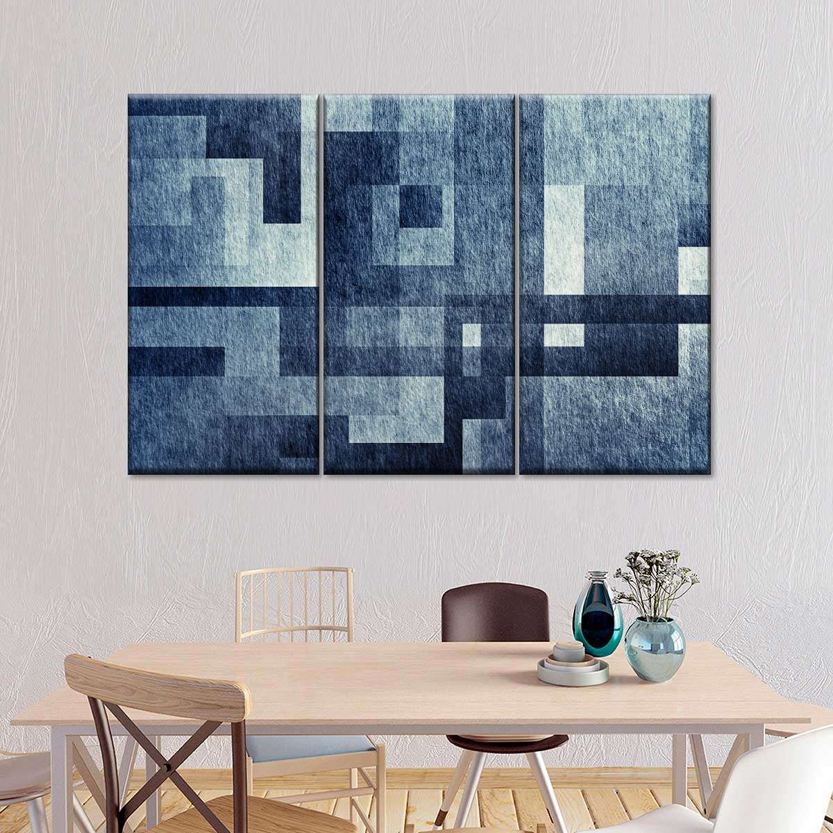 Creative Blue Abstract Wall Art