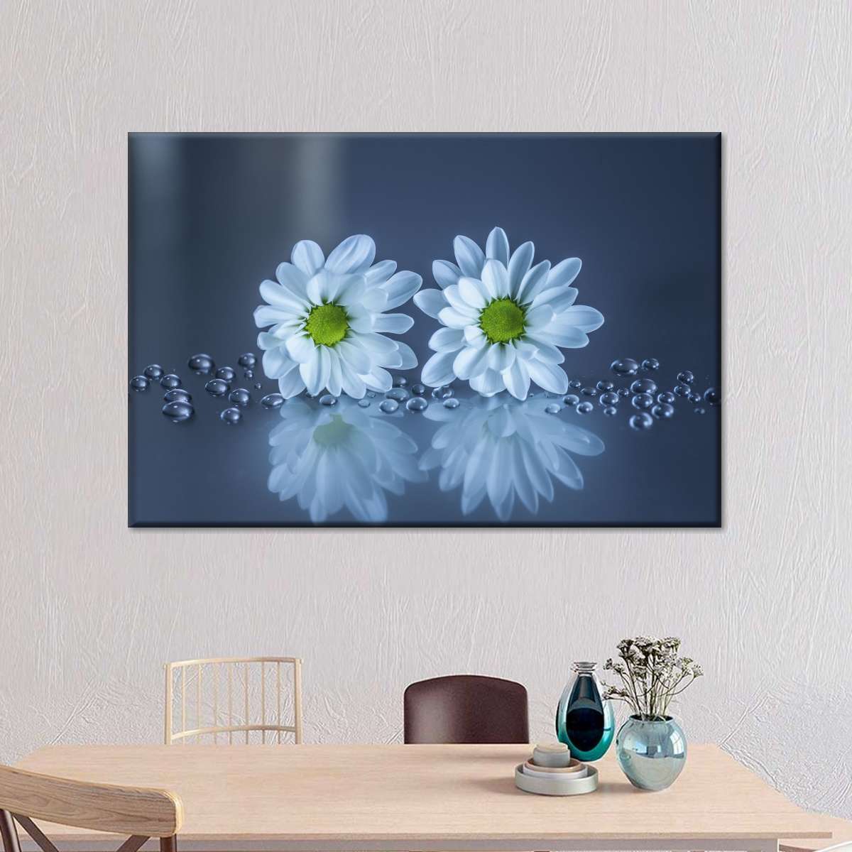 White Daisies Wall Art