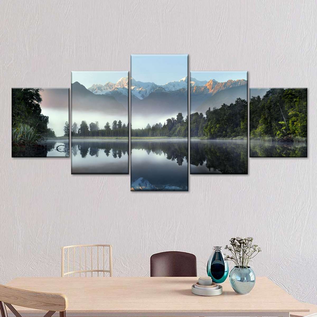 Lake Matheson Reflection Wall Art