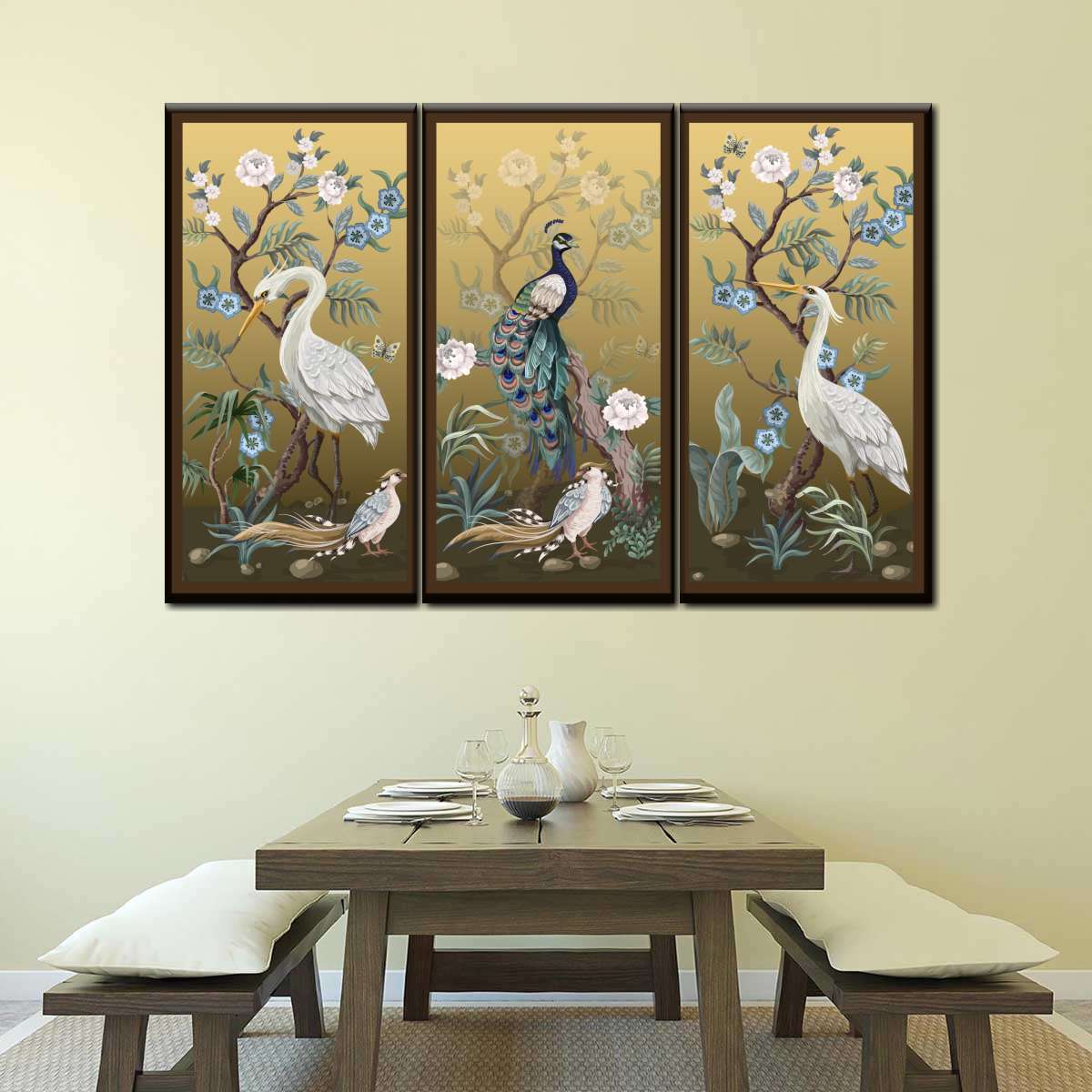 Elegant Birds Wall Art