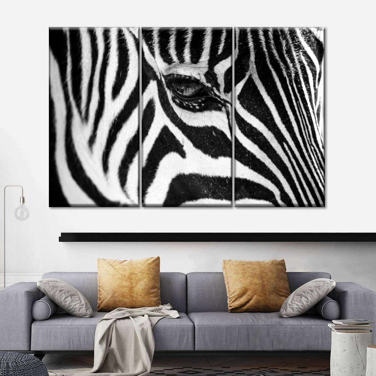 Zebra Eye Wall Art