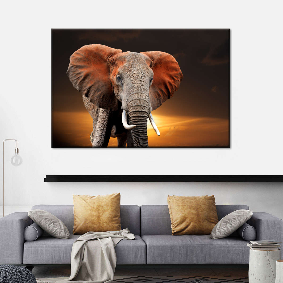 Kenyan Elephant Wall Art