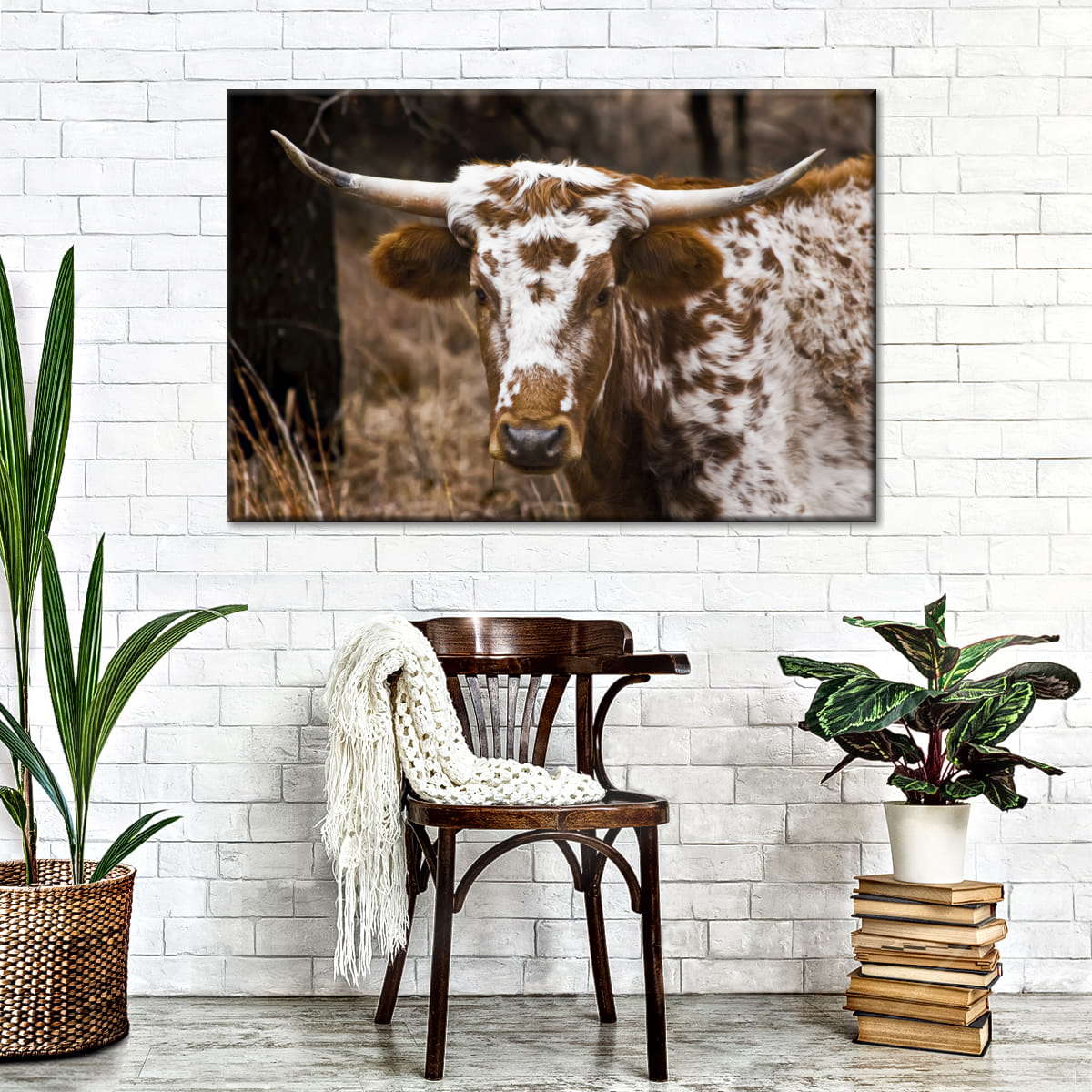 Longhorn Bull Wall Art