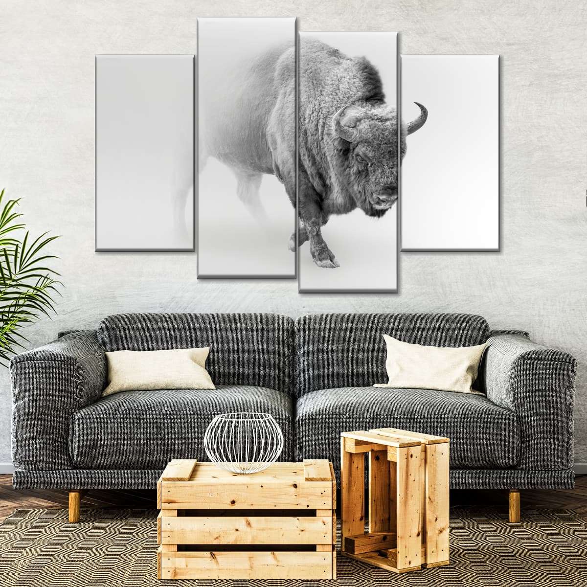 Wild Bison Wall Art